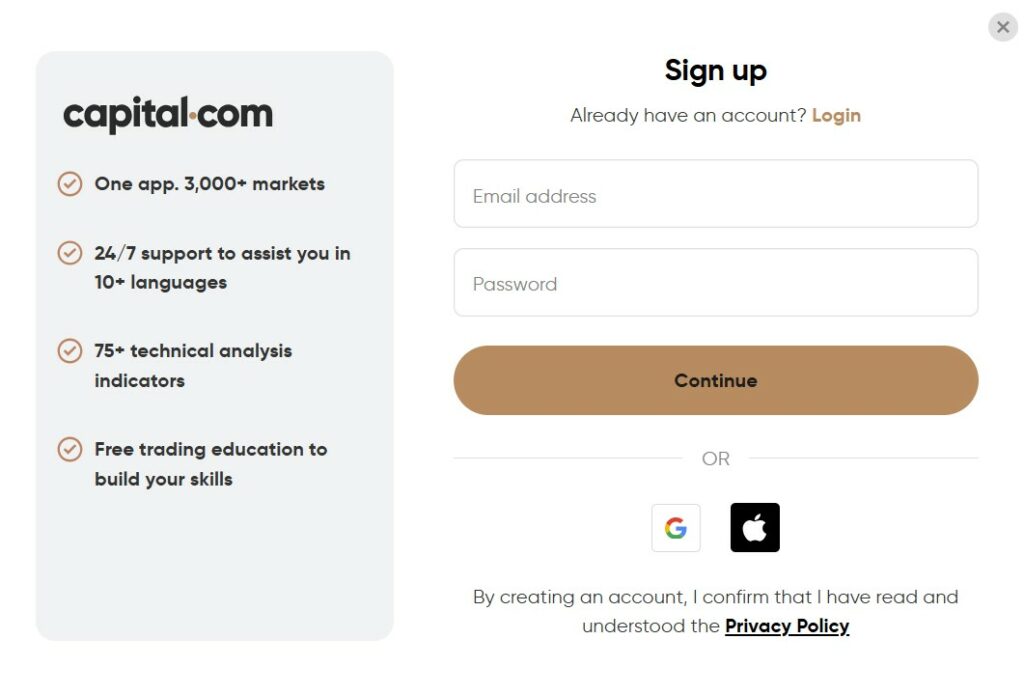Account Setup and Login Process