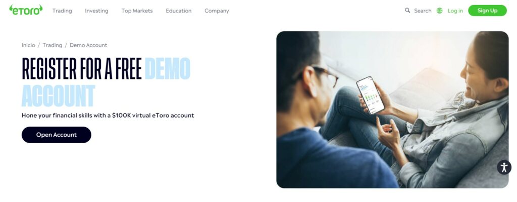 eToro Demo Account