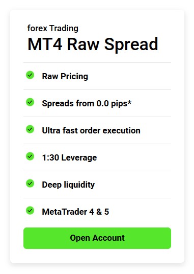 Raw Spread Account