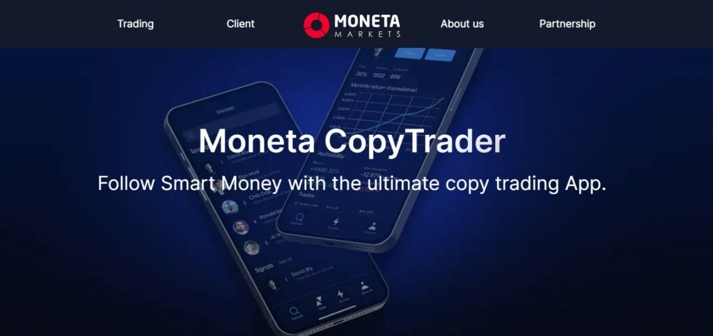Moneta Markets CopyTrading System