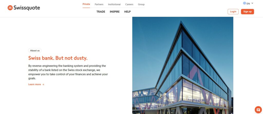 Swissquote Bank vs Swissquote Trading