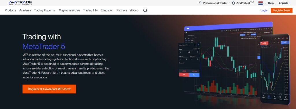 AvaTrade: MT5 Multi-Device Trading Solutions