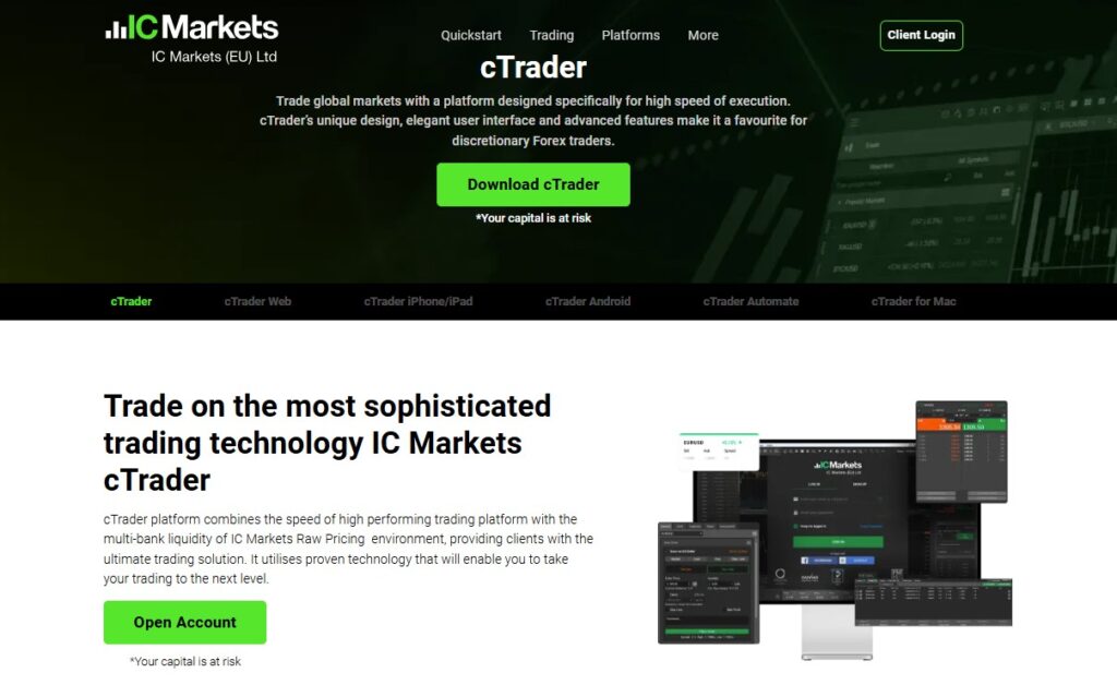 IC Markets: Institutional-Grade Liquidity on cTrader